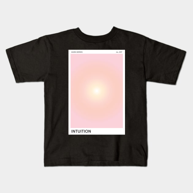 Pink Aura Energy Glow Kids T-Shirt by mystikwhale